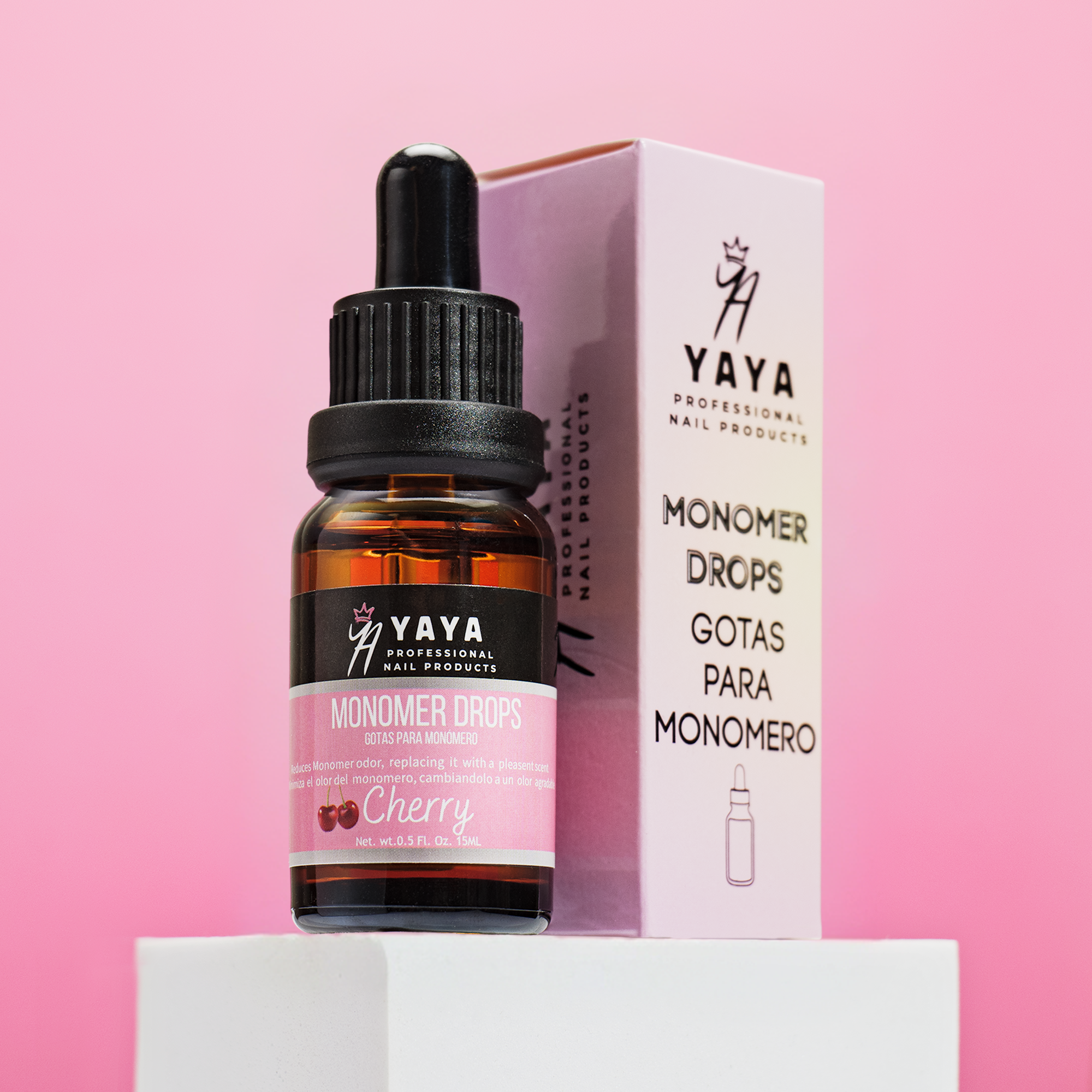 Monomer Drops 15ML, Liquid Monomer Odor Neutralizer (Cherry)