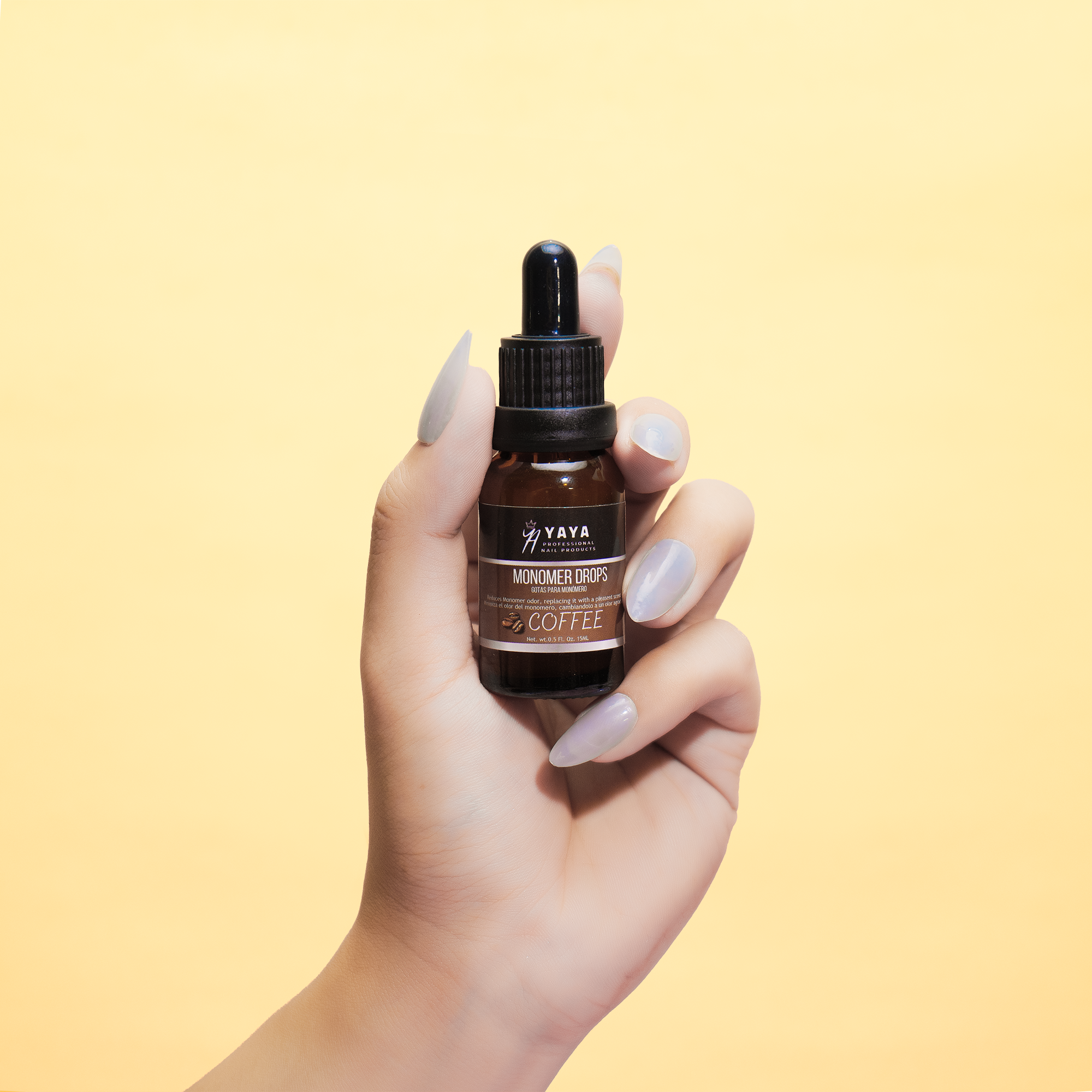 Monomer Drops 15ML, Liquid Monomer Odor Neutralizer (COFFEE)