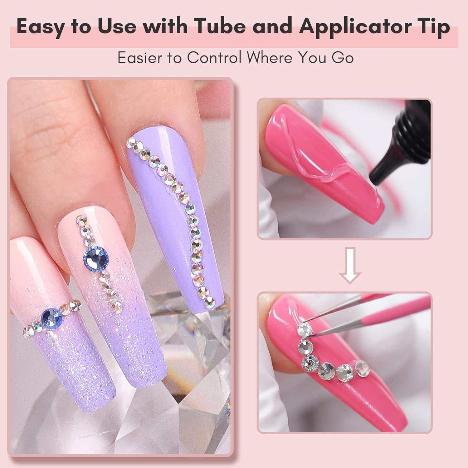 YAYA NAILS RHINESTONE GLUE FOR NAILS