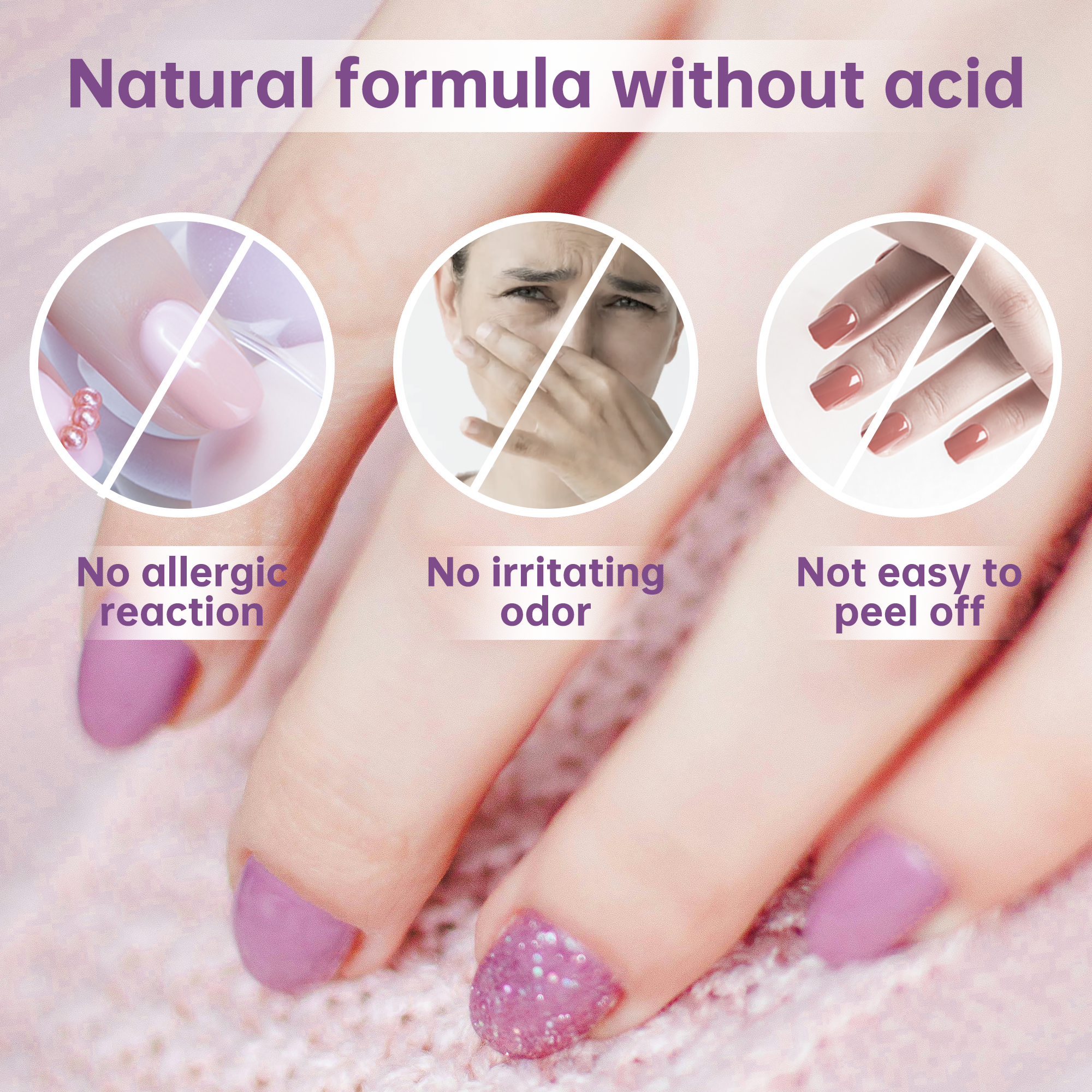 Dehydrator and Primer, Acid Free Natural Nail Prep Kit, Acrylic Nail Supplies Bond Primer Set