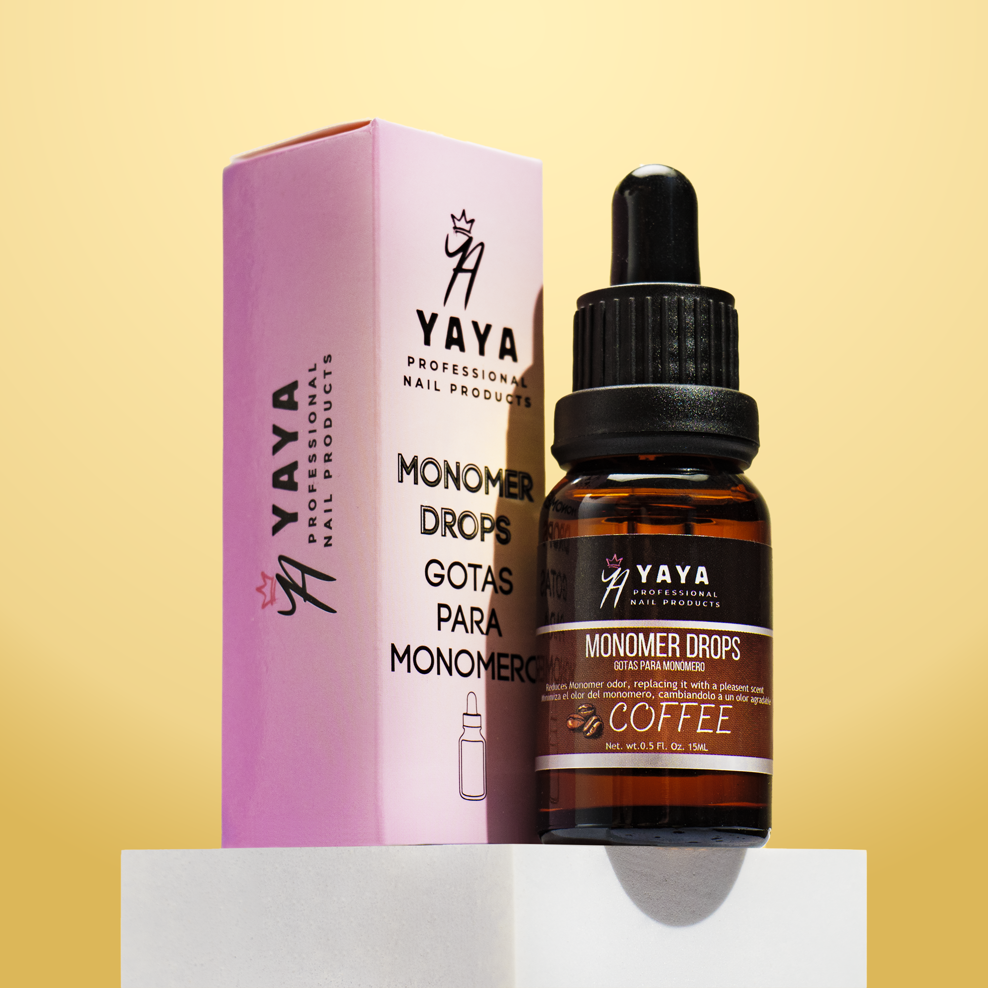 Monomer Drops 15ML, Liquid Monomer Odor Neutralizer (COFFEE)