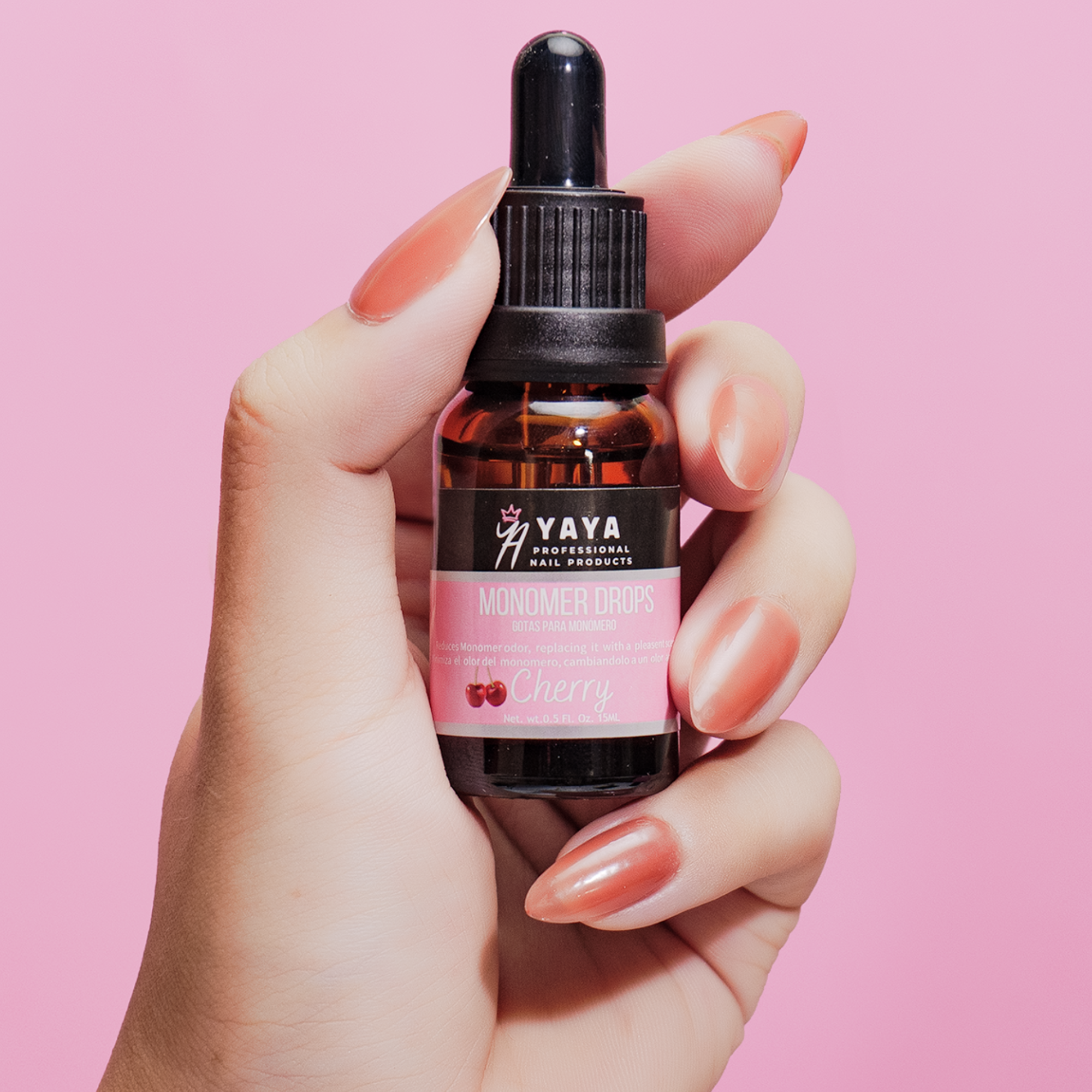 Monomer Drops 15ML, Liquid Monomer Odor Neutralizer (Cherry)