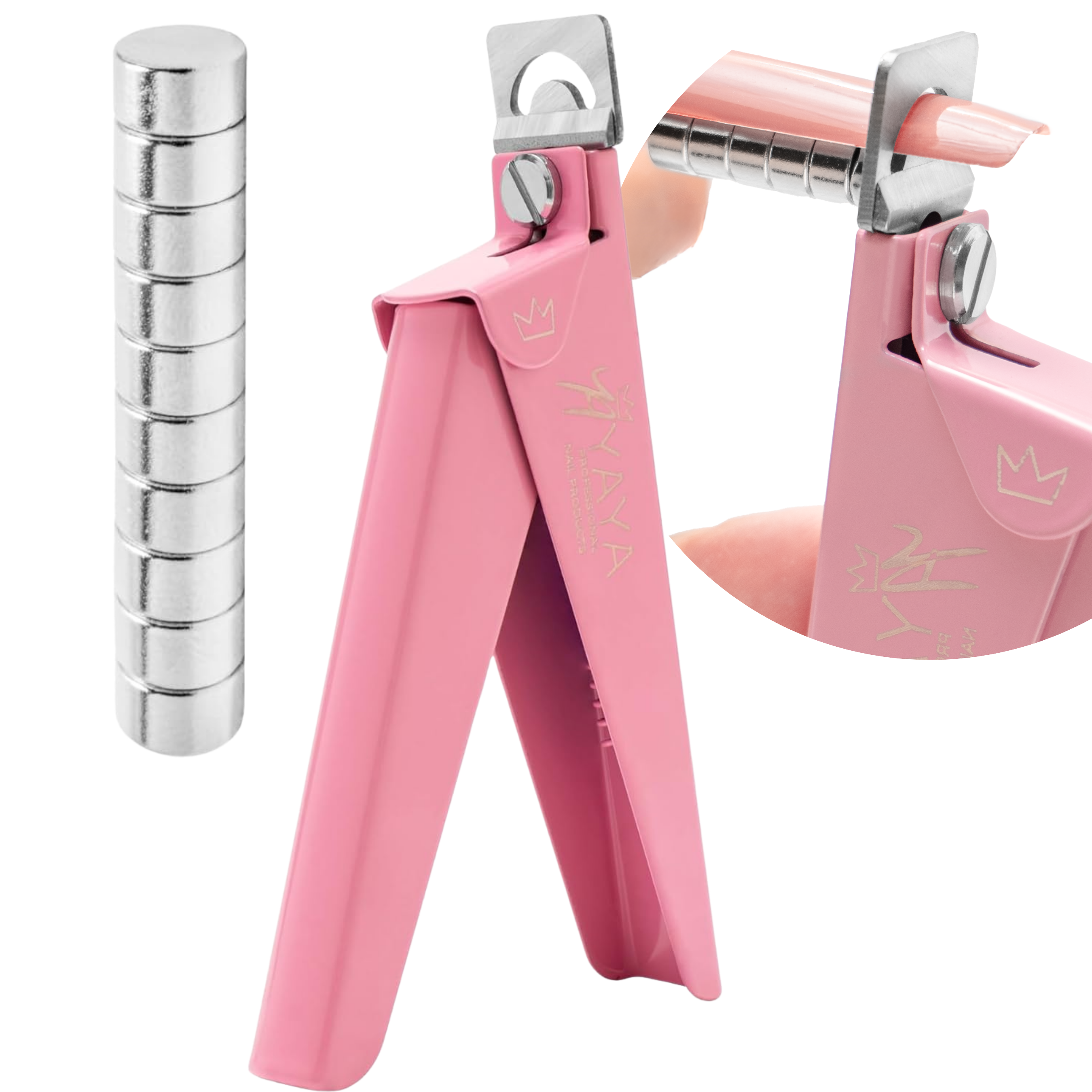 Acrylic Nail Clipper with Magnets
